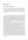 Research paper thumbnail of "Les enjeux de la lecture" - Epistole #7 (décembre 2022)