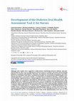 Research paper thumbnail of Development of the Diabetes Oral Health Assessment Tool &#169; for Nurses