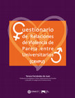 Research paper thumbnail of Cuestionario de Relaciones de Violencia  de Pareja entre Universitarios (CRVPU)