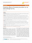 Research paper thumbnail of Protective effects of Launaea procumbens on rat testis damage by CCl4