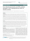 Research paper thumbnail of CCl4 induced genotoxicity and DNA oxidative damages in rats: hepatoprotective effect of Sonchus arvensis