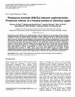 Research paper thumbnail of Potassium bromate (KBrO 3 ) induced nephrotoxicity: Protective effects of n-hexane extract of Sonchus asper