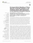 Research paper thumbnail of Ecological Niche Modeling of Three Species of Stenella Dolphins in the Caribbean Basin, With Application to the Seaflower Biosphere Reserve