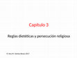 Research paper thumbnail of Gómez Bravo Capítulo 3 Reglas dietéticas y persecución religiosa