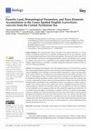 Research paper thumbnail of Parasitic Load, Hematological Parameters, and Trace Elements Accumulation in the Lesser Spotted Dogfish Scyliorhinus canicula from the Central Tyrrhenian Sea