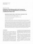 Research paper thumbnail of Evaluation of oral robenacoxib for the treatment of postoperative pain and inflammation in cats: results of a randomized clinical trial