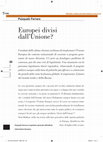 Research paper thumbnail of Europei divisi dall’Unione?