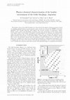 Research paper thumbnail of Physico-chemical characterization of the benthic environment of the Golfo San Jorge, Argentina