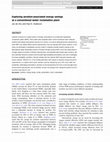 Research paper thumbnail of Exploring aeration-associated energy savings at a conventional water reclamation plant