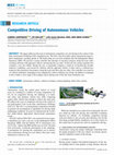 Research paper thumbnail of Competitive Driving of Autonomous Vehicles