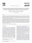 Research paper thumbnail of Thalamic theta field potentials and EEG: high thalamocortical coherence in patients with neurogenic pain, epilepsy and movement disorders