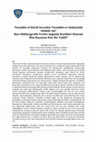 Research paper thumbnail of Tācuddīn el-Kürdī Gerçekte Tācuddīn es-Sulṭānyūkī Olabilir mi?  Biyo-Bibliyografik Veriler Işığında Beylikler Dönemi İlim Hayatına Dair Bir Tahlil/Could Tāj al-Dīn al-Kurdī Actually Be Tāj al-Dīn al-Sulṭānyūkī? An Analysis on the Scholarly Life of Beyliks Period in Light of Bio-Bibliographical Data