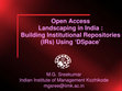 Research paper thumbnail of Enabling Interoperable Repositories at India's top Research and Academic Institutions