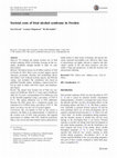 Research paper thumbnail of Societal costs of fetal alcohol syndrome in Sweden