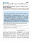 Research paper thumbnail of Periatrial Epicardial Fat Is Associated with Markers of Endothelial Dysfunction in Patients with Atrial Fibrillation