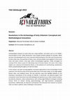 Research paper thumbnail of Revolutions in the Archaeology of Early Urbanism: Conceptual and Methodological Innovations - TAG 2022 Session Schedule and Abstracts