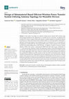 Research paper thumbnail of Design of Metamaterial Based Efficient Wireless Power Transfer System Utilizing Antenna Topology for Wearable Devices