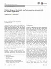 Research paper thumbnail of Efficient design of electrically small antenna using metamaterials for wireless applications