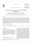 Research paper thumbnail of Temporal coherence control of Nd:YAG pumped Raman shifter