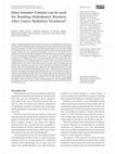 Research paper thumbnail of Glass Ionomer Cements can be used for Bonding Orthodontic Brackets After Cancer Radiation Treatment?