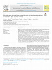 Research paper thumbnail of Effects of aging on shear bond strength to dentin and mechanical properties of restorative glass ionomer cements