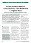 Research paper thumbnail of Indirect Aesthetic Adhesive Restoration with Fibre-Reinforced Composite Resin