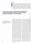 Research paper thumbnail of Factors and Processes Associated With Physical and Psychological Health of African-American Mothers With Type 2 Diabetes: A Heuristic Model