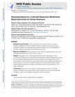 Research paper thumbnail of Recommendations for a culturally-responsive mindfulness-based intervention for African Americans