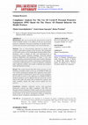 Research paper thumbnail of Compliance Analysis For The Use Of Covid-19 Personal Protective Equipment (PPE) Based On The Theory Of Planned Behavior On Health Workers