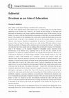 Research paper thumbnail of Freedom as an Aim of Education