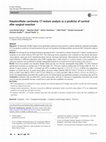 Research paper thumbnail of Hepatocellular carcinoma: CT texture analysis as a predictor of survival after surgical resection