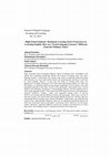 Research paper thumbnail of High-School Students’ Dominant Learning Styles Preferences in Learning English: How are “Good Language Learners” Different from the Ordinary Ones?