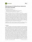 Research paper thumbnail of Open Electronics for Medical Devices: State-of-Art and Unique Advantages