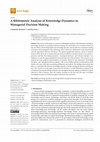 Research paper thumbnail of A Bibliometric Analysis of Knowledge Dynamics in Managerial Decision Making