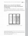 Research paper thumbnail of What's Love Got To Do With It? Illuminations on Loving Attachment in Planning