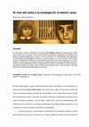 Research paper thumbnail of El cine del exilio o la nostalgia: En el balcón vacío