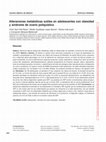 Research paper thumbnail of Alteraciones metabólicas sutiles en adolescentes con obesidad y síndrome de ovario poliquístico