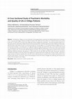 Research paper thumbnail of A Cross Sectional Study of Psychiatric Morbidity and Quality of Life in Vitiligo Patients