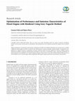 Research paper thumbnail of Optimization of Performance and Emission Characteristics of Diesel Engine with Biodiesel Using Grey-Taguchi Method