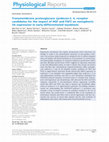 Research paper thumbnail of Transmembrane proteoglycans syndecan-2, 4, receptor candidates for the impact of HGF and FGF2 on semaphorin 3A expression in early-differentiated myoblasts