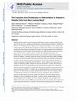 Research paper thumbnail of The Transition from Proliferation to Differentiation Is Delayed in Satellite Cells from Mice Lacking MyoD