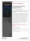 Research paper thumbnail of Chapter Eight: Integrating  grammar in the Arabic curricula