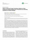 Research paper thumbnail of Impact of Improved Forage Technology Adoption on Dairy Productivity and Household Income: A Propensity Score Matching Estimation in Northern Ethiopia