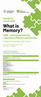 Research paper thumbnail of What is memory? - LIMS inaugural round table