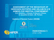 Research paper thumbnail of Assessment of the behaviour of hidrogen isotopes and helio in the W armor for inertial confinement