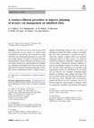 Research paper thumbnail of A resource-efficient procedure to improve planning of invasive cat management on inhabited islets