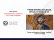 Research paper thumbnail of Mark Beumer , 'From Mithras to Jesus. Ritual Dynamics of Christmas', at Conference 'Roman and Byzantine Christmas Traditions', at The Orthodox Academy at Crete and After Constantine Journal (17 December 2022)