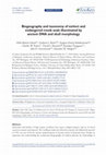 Research paper thumbnail of Biogeography and taxonomy of extinct and endangered monk seals illuminated by ancient DNA and skull morphology