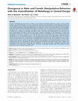 Research paper thumbnail of Divergence in Male and Female Manipulative Behaviors with the Intensification of Metallurgy in Central Europe