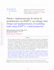 Research paper thumbnail of Design and implementation of modelling tasks using iPad's: a dual perspective